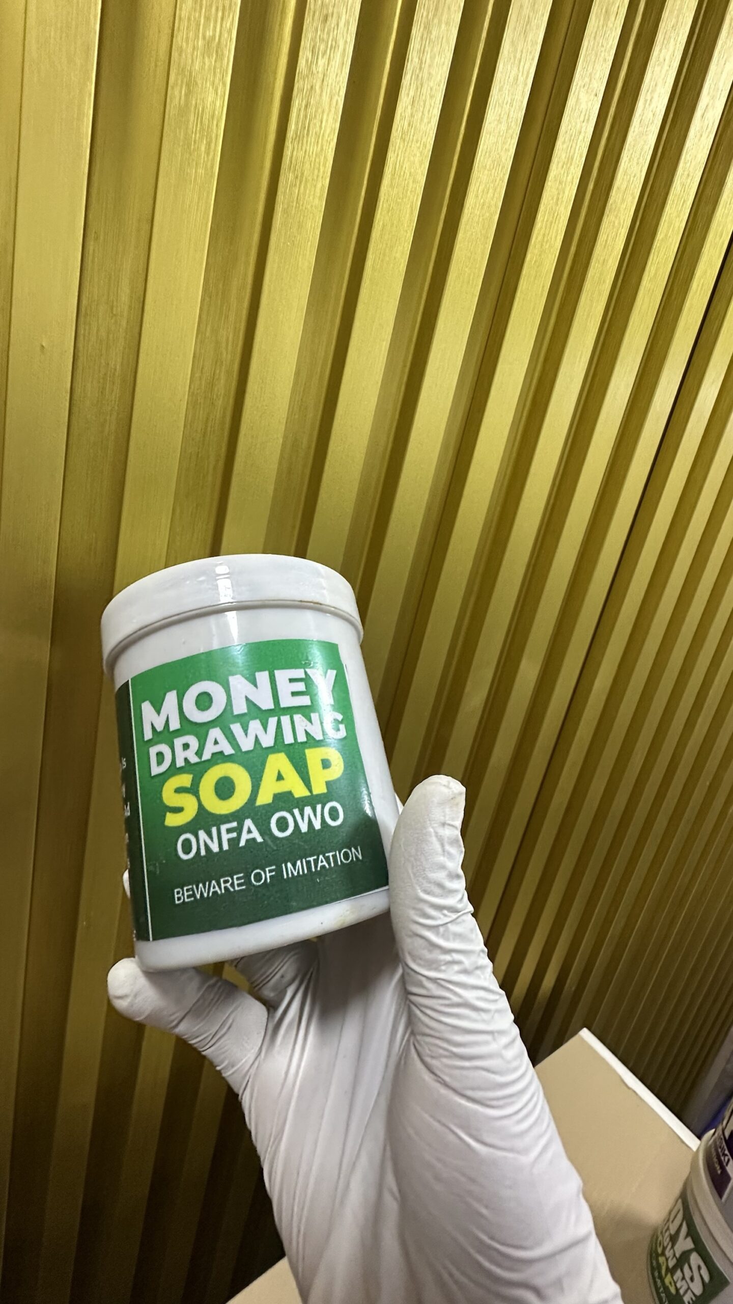 Money drawing soap